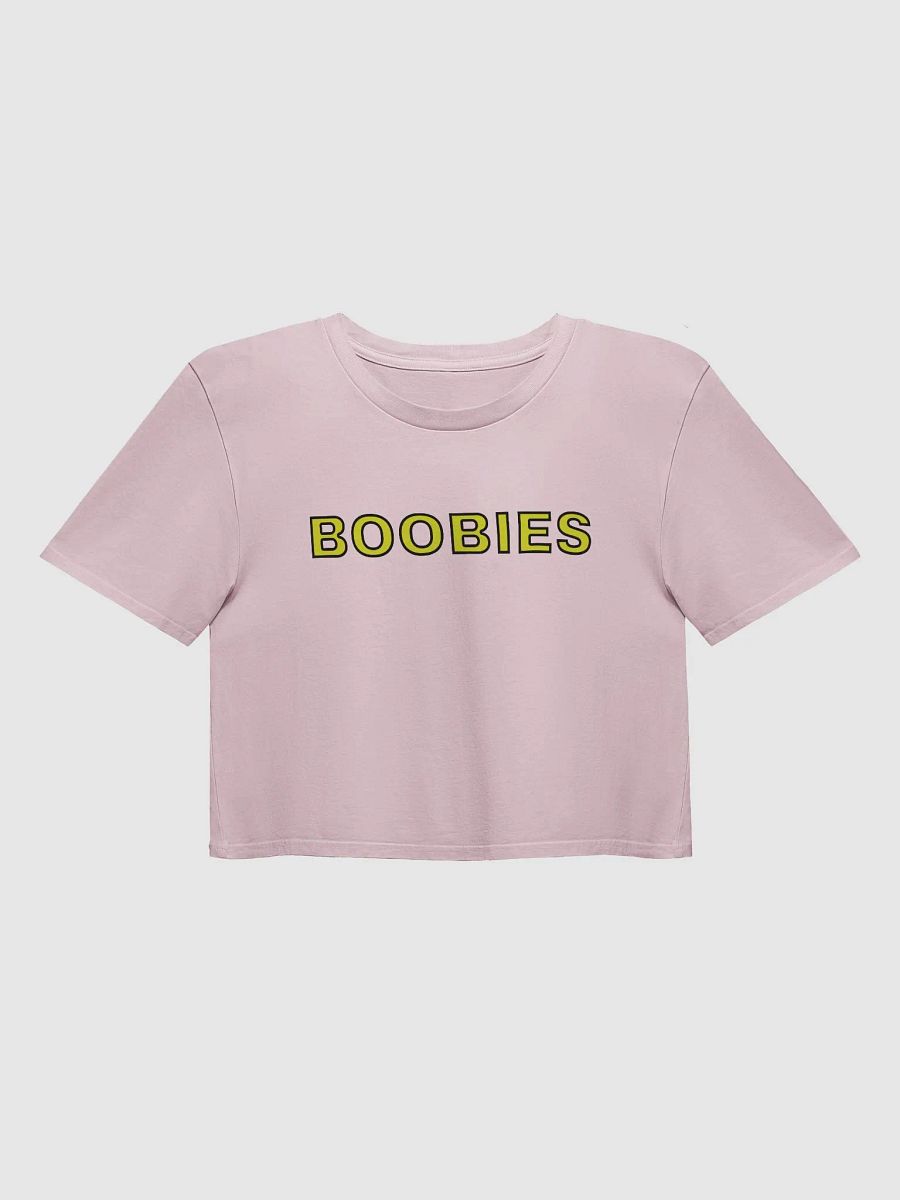 BOOBIES Crop Top product image (1)