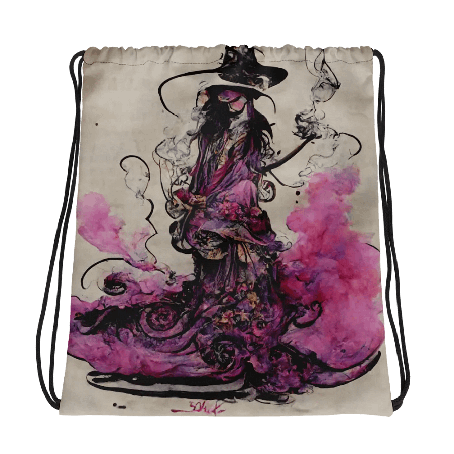 Mystical Swirls Drawstring Backpack product image (1)