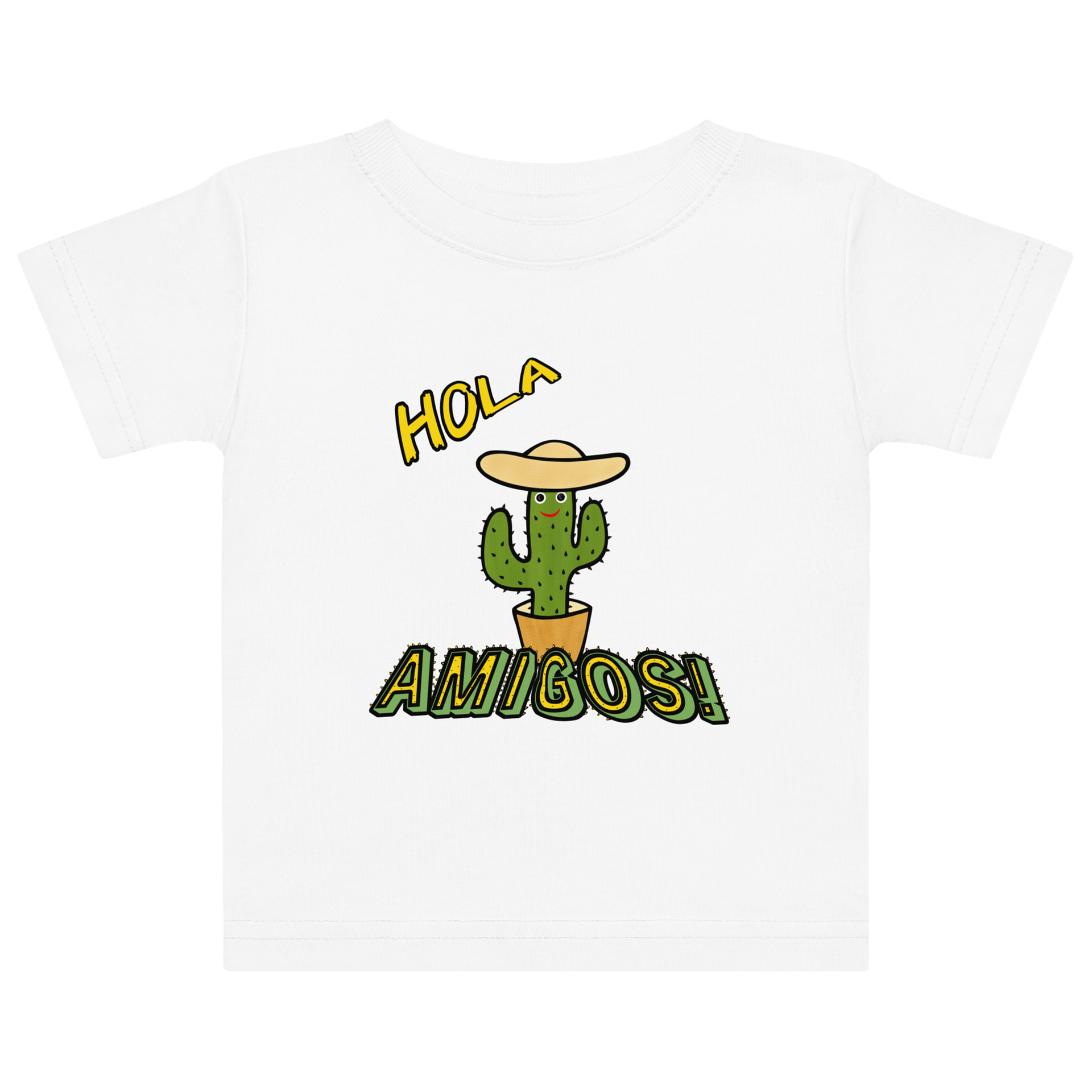 Hola Amigos Cactus Baby Jersey T-Shirt product image (11)