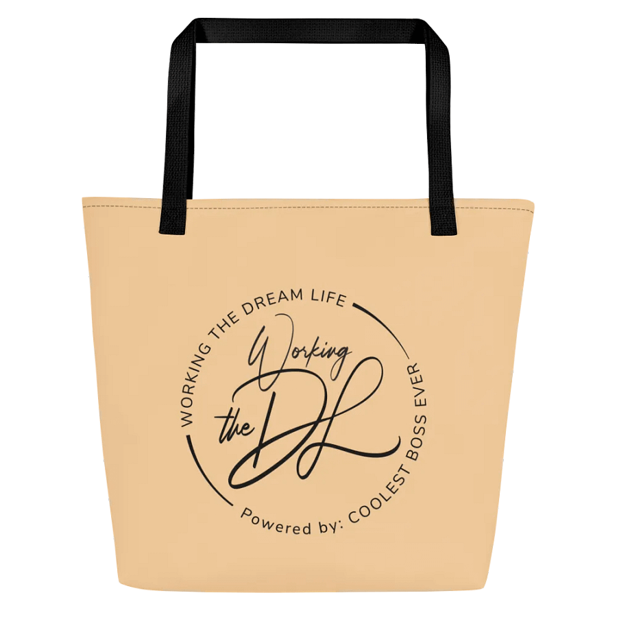 Cream Econscious Organic Cotton Tote Bag – Eco-Friendly Reusable Shopping & Everyday Carry Bag product image (6)