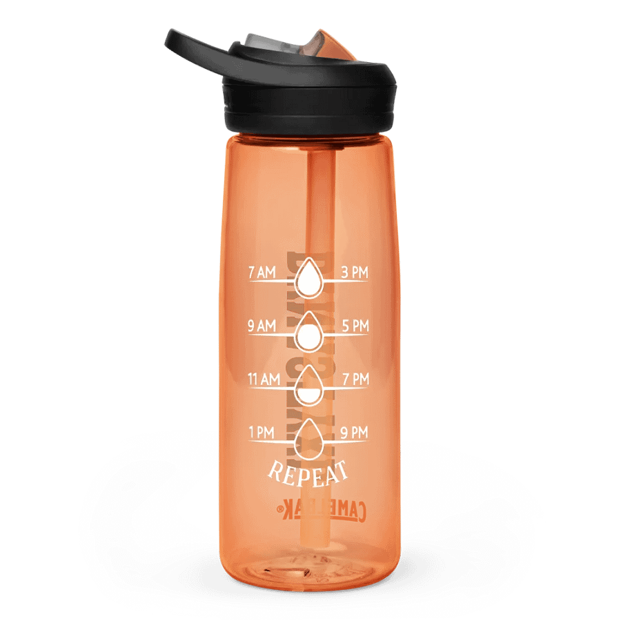 Pixelated Symmetry Sports Water Bottle product image (8)