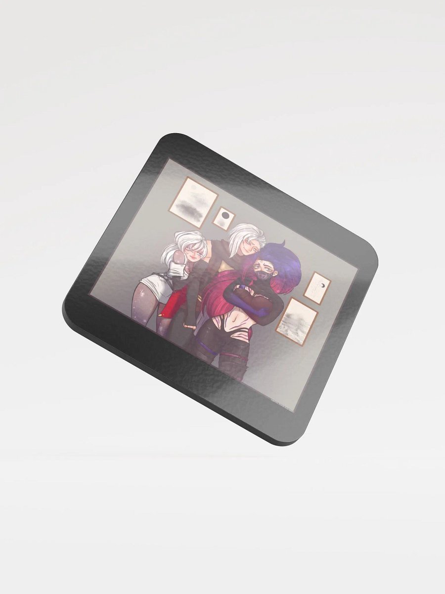Rennalia's Family Glossed Cork Coaster product image (1)