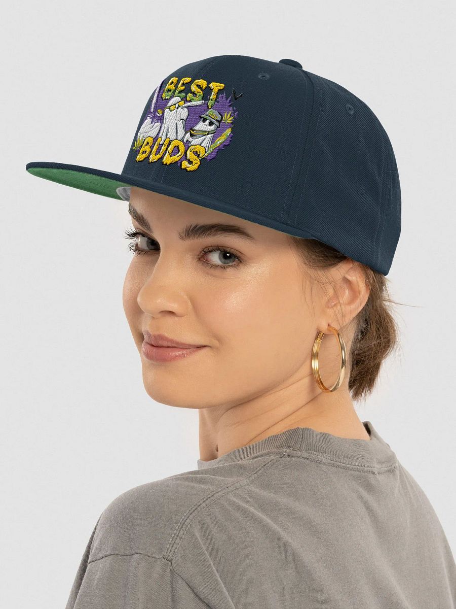 Ghoulish Best Buds Cannabis Snapback Cap product image (5)