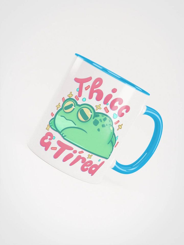 Thicc & Tired Mug - Colorful product image (2)