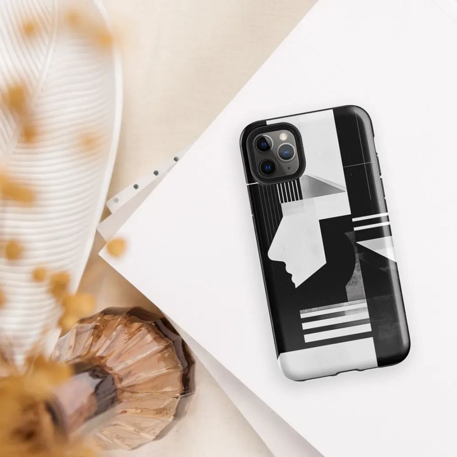 Abstract Persona 005 (Black) (Iphone Tough Case) product image (5)