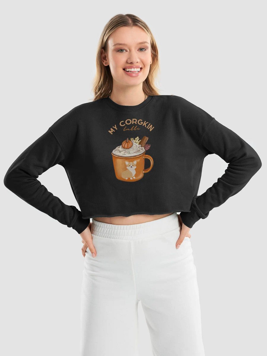 My Corgkin Latte Crop Sweatshirt product image (9)