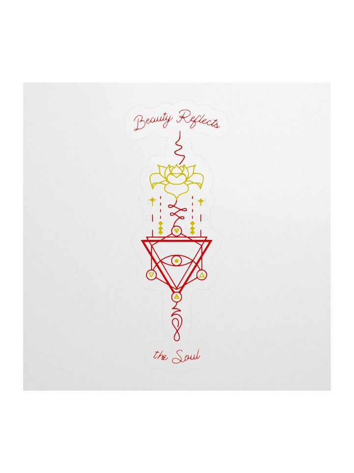 Beauty Reflects the Soul Emblem Kiss Cut Stickers product image (1)