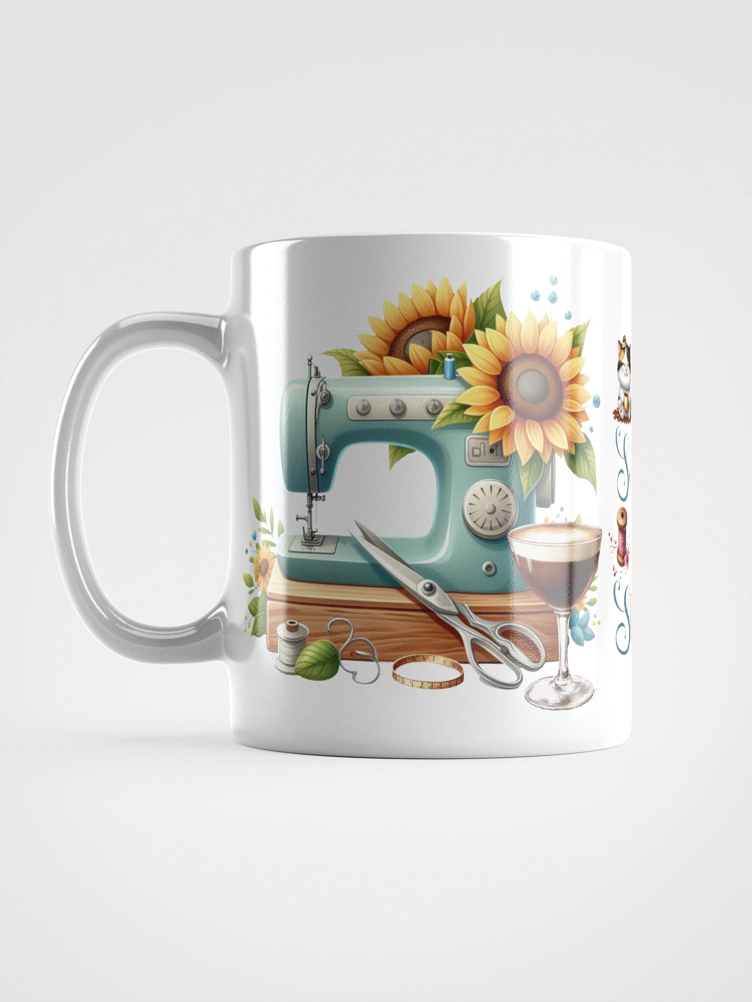 Sunflower Sewing Delight Mug product image (1)
