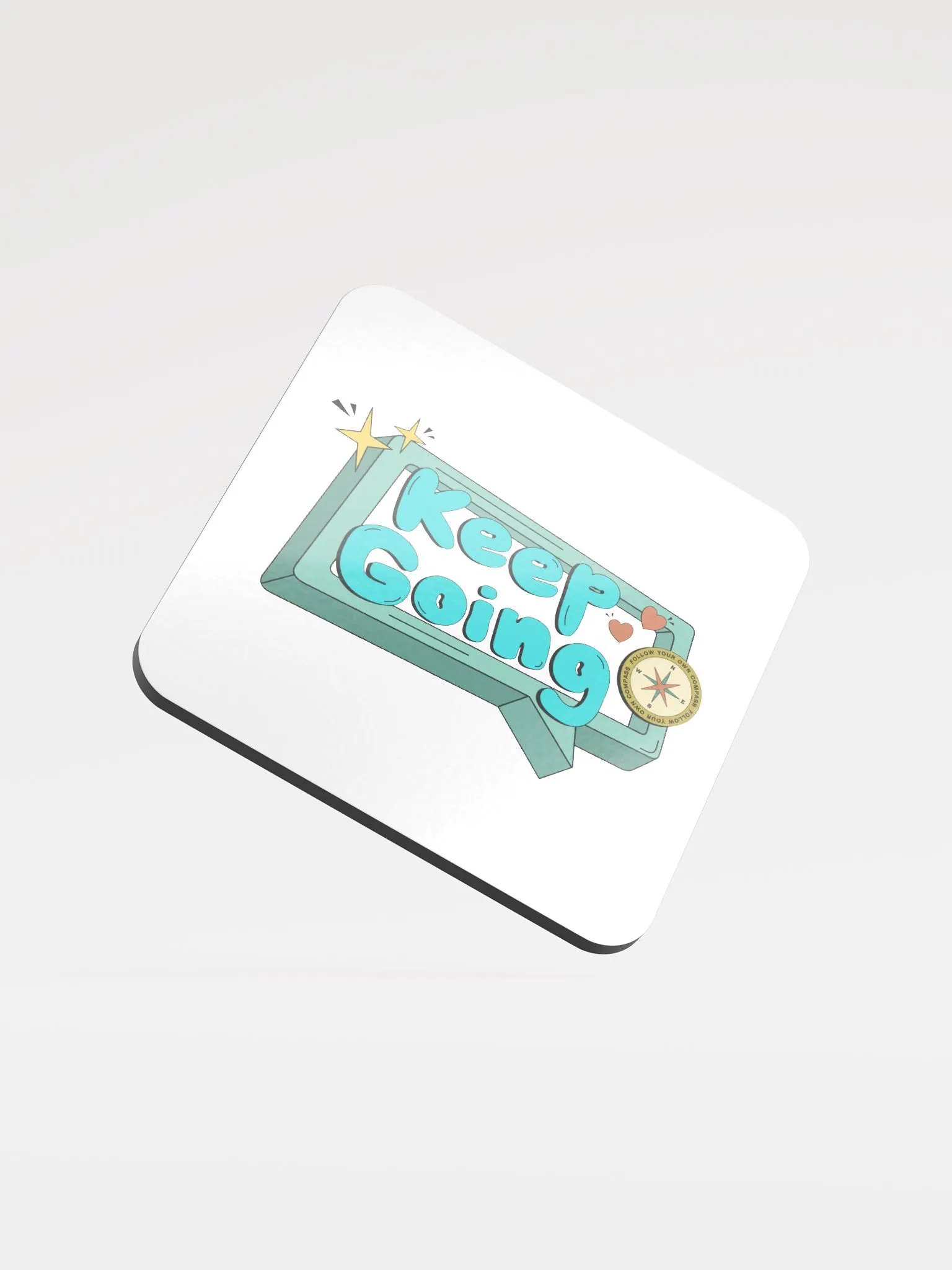 keep going ♡ coaster product image (1)