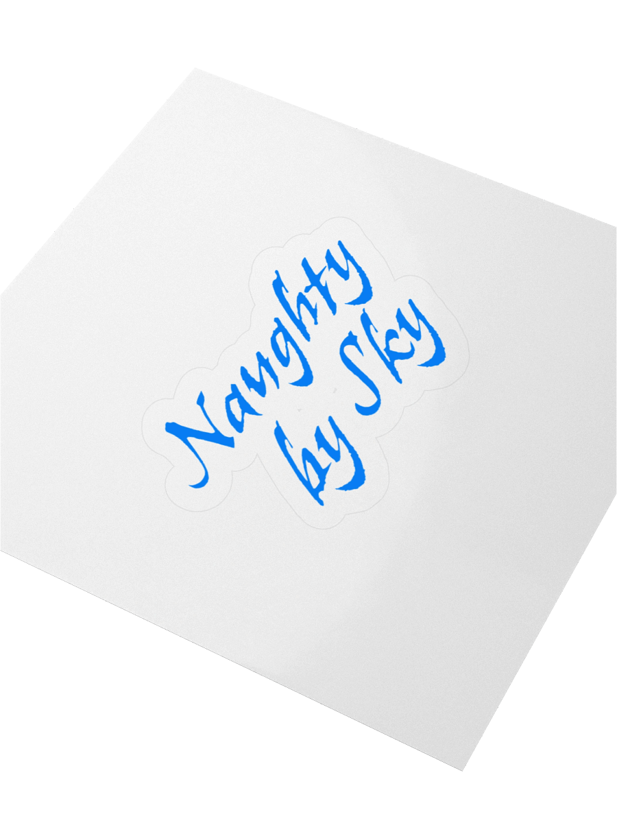 Naughty by Sky Sticker product image (3)