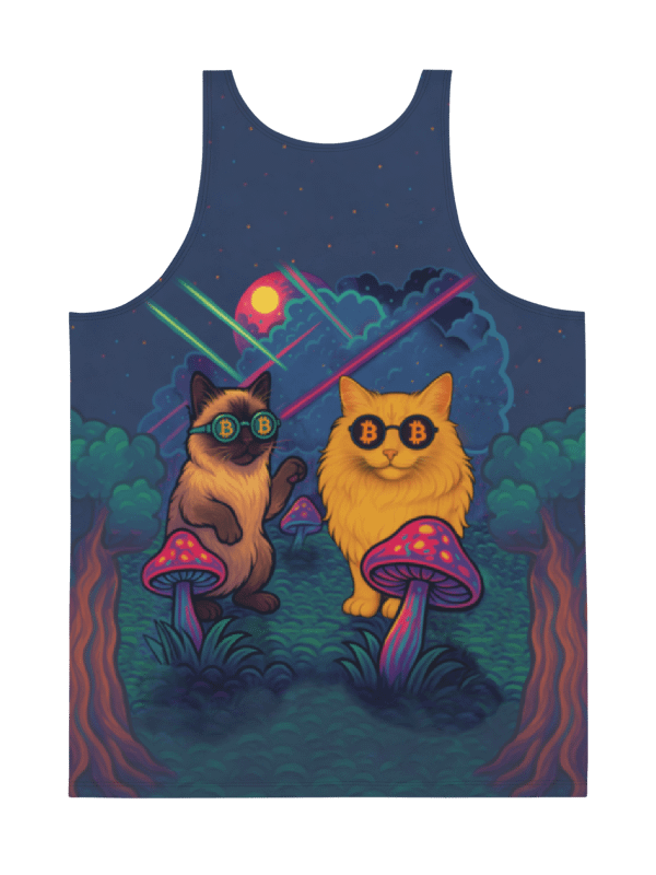Purr-sychedelic ₿ Rave Tank product image (2)