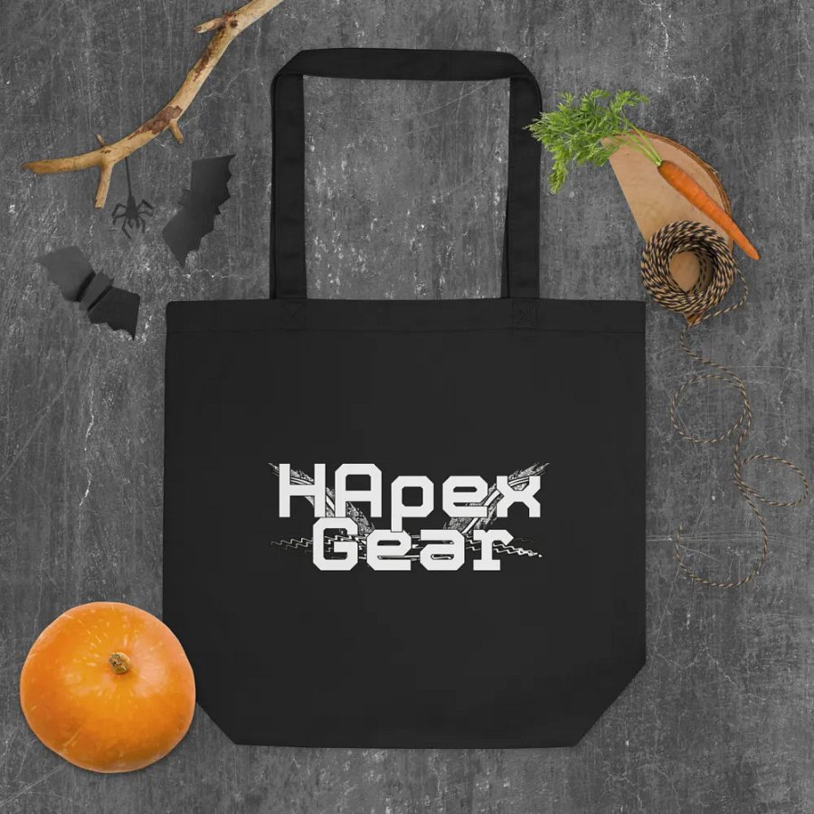 Eco-Friendly Tote Bag - White HApex Gear White Logo product image (4)