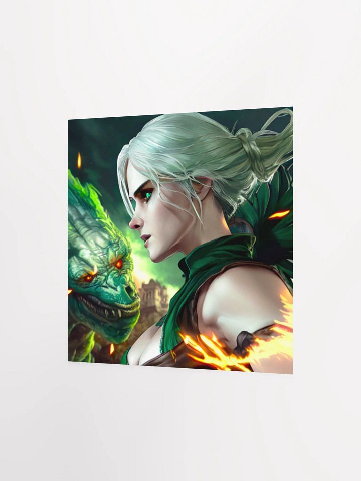 Flame Wielder Fantasy Poster product image (10)