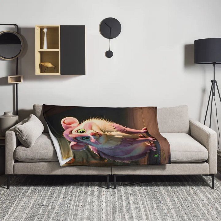 Endangered Species - Mexico - Opossum Throw Blanket product image (1)