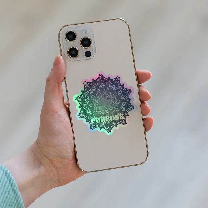 Purpose Mandala Holographic Sticker Set product image (2)