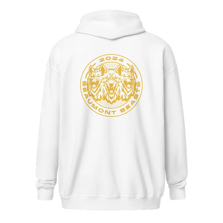 Beaumont Beasts White Zip-Up Hoodie product image (1)