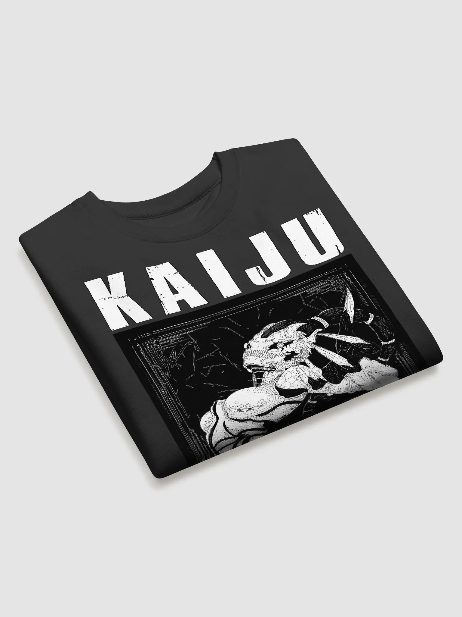 - [FRONT PRINT] - KAIJU Blackout Sweater product image (3)