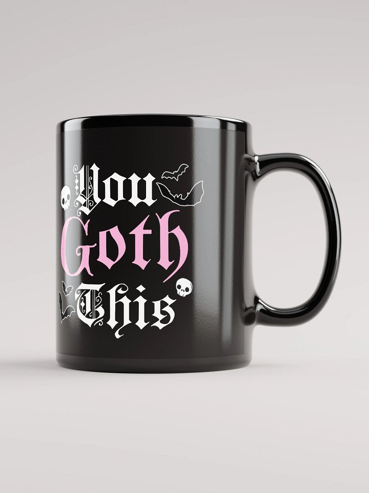" You Goth This " MUG PINK Sparkle product image (1)