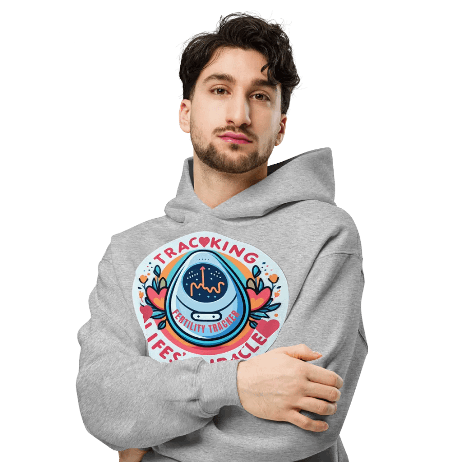 Miracle Tracker Floral Fertility Hoodie product image (26)
