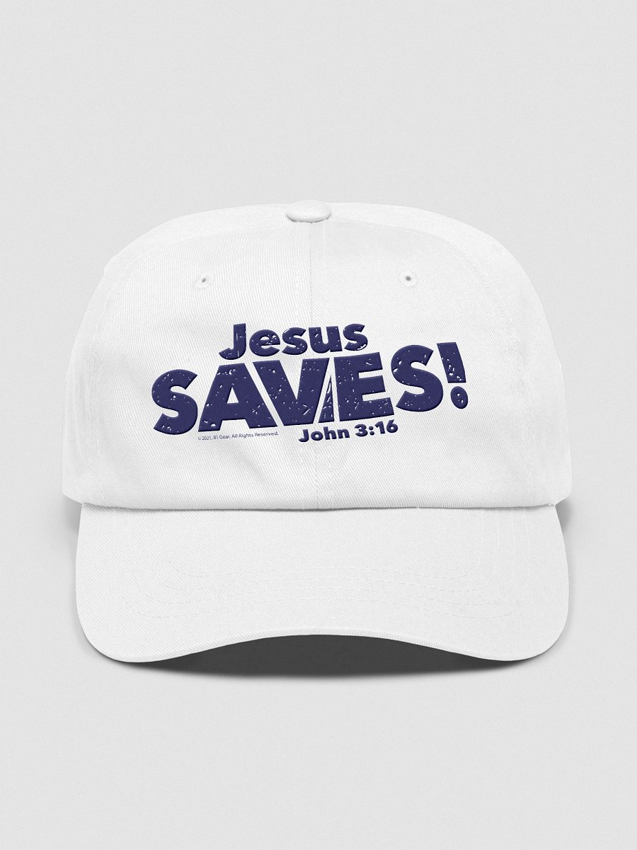 Jesus Saves Hat John 3:16 | Christian Faith Cap | Bible Verse Printed Hat | Religious Gift for Him Her | Christian Cap product image (1)