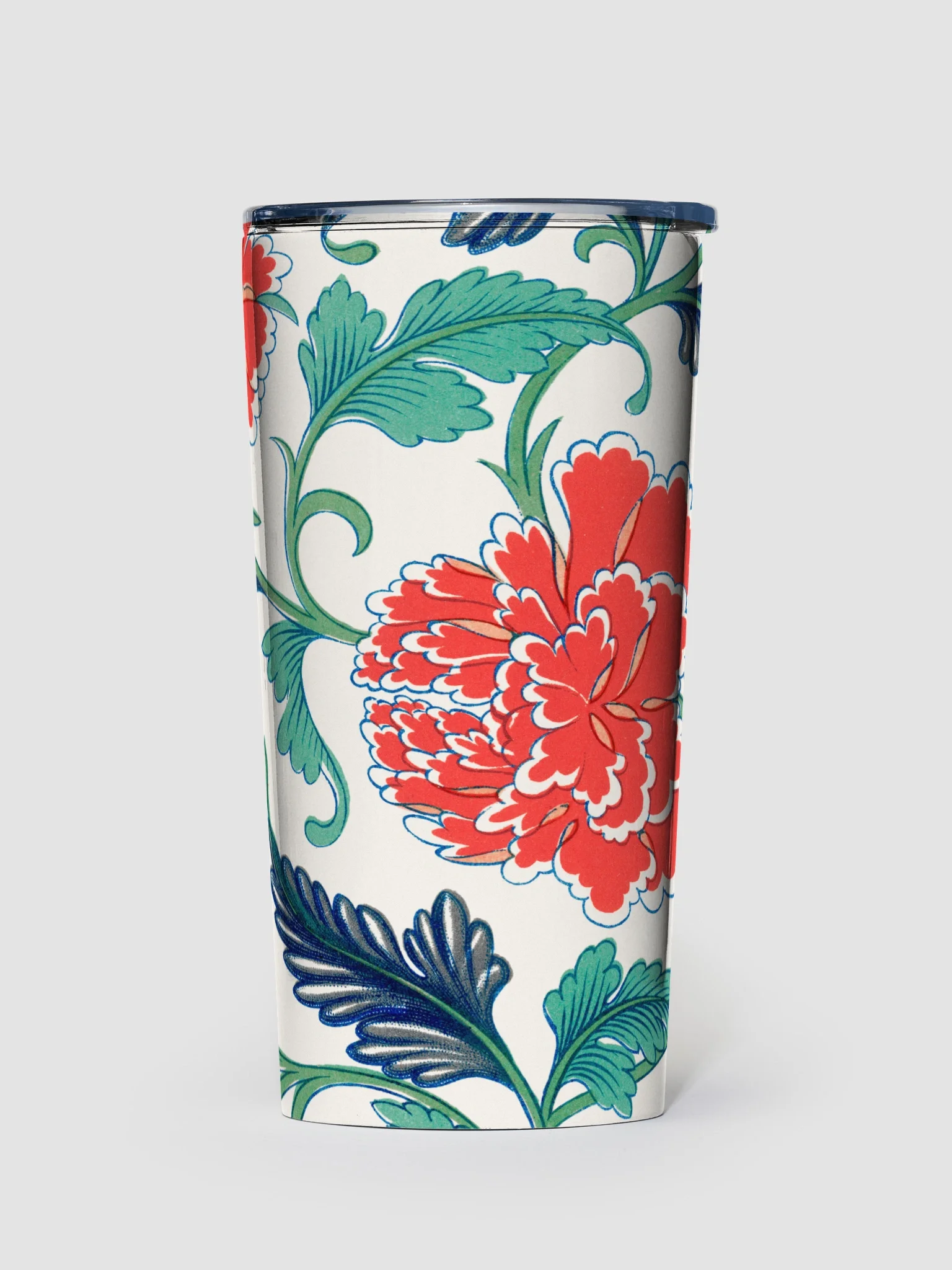 Red Floral Pattern. Tumbler product image (1)