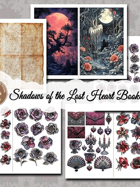 Shadows of the Lost Heart Journal+Ephemera Jumbo Kit Digital Download product image (10)