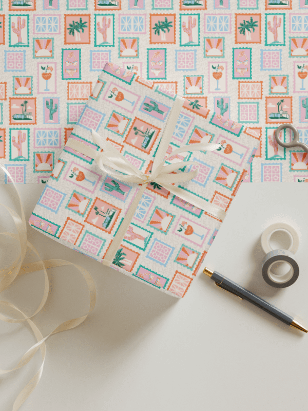 Greetings from Palm Springs Wrapping Paper | Set of 3 product image (2)