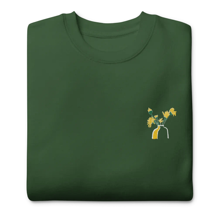 Flower vase doodle sweatshirt product image (105)