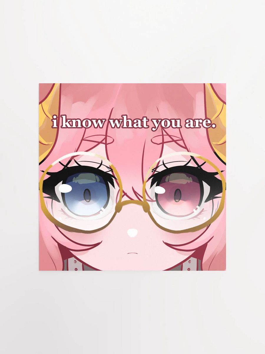 i know what you are poster product image (1)