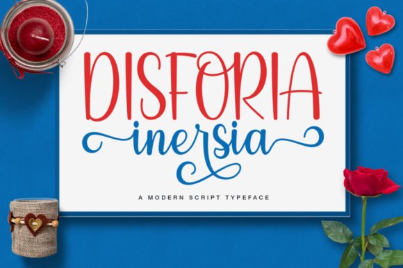 Disforia Inersia | Modern Script Font product image (1)
