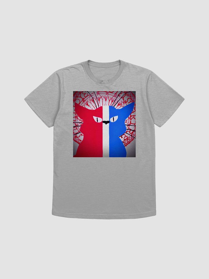 Patriotic Artistic Demeowcracy Feline Supersoft Slim Fit T-Shirt product image (1)