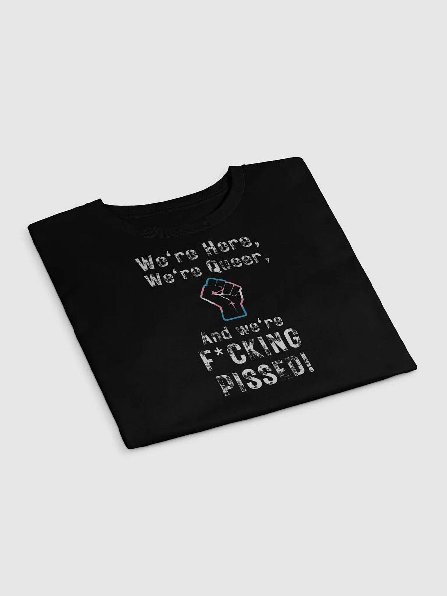 Here, Queer, and Pissed - Trans Rights Crop Top product image (3)