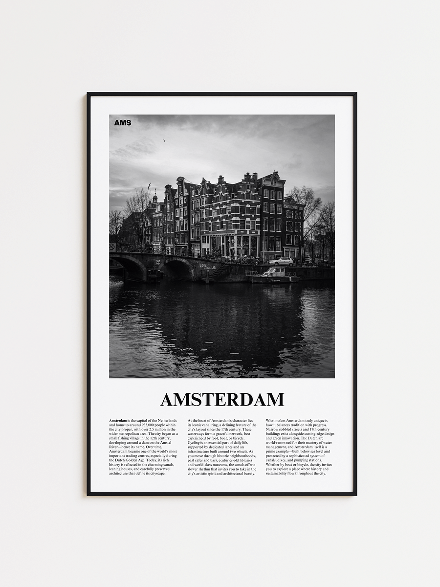 Amsterdam 04 Newspaper Poster product image (1)