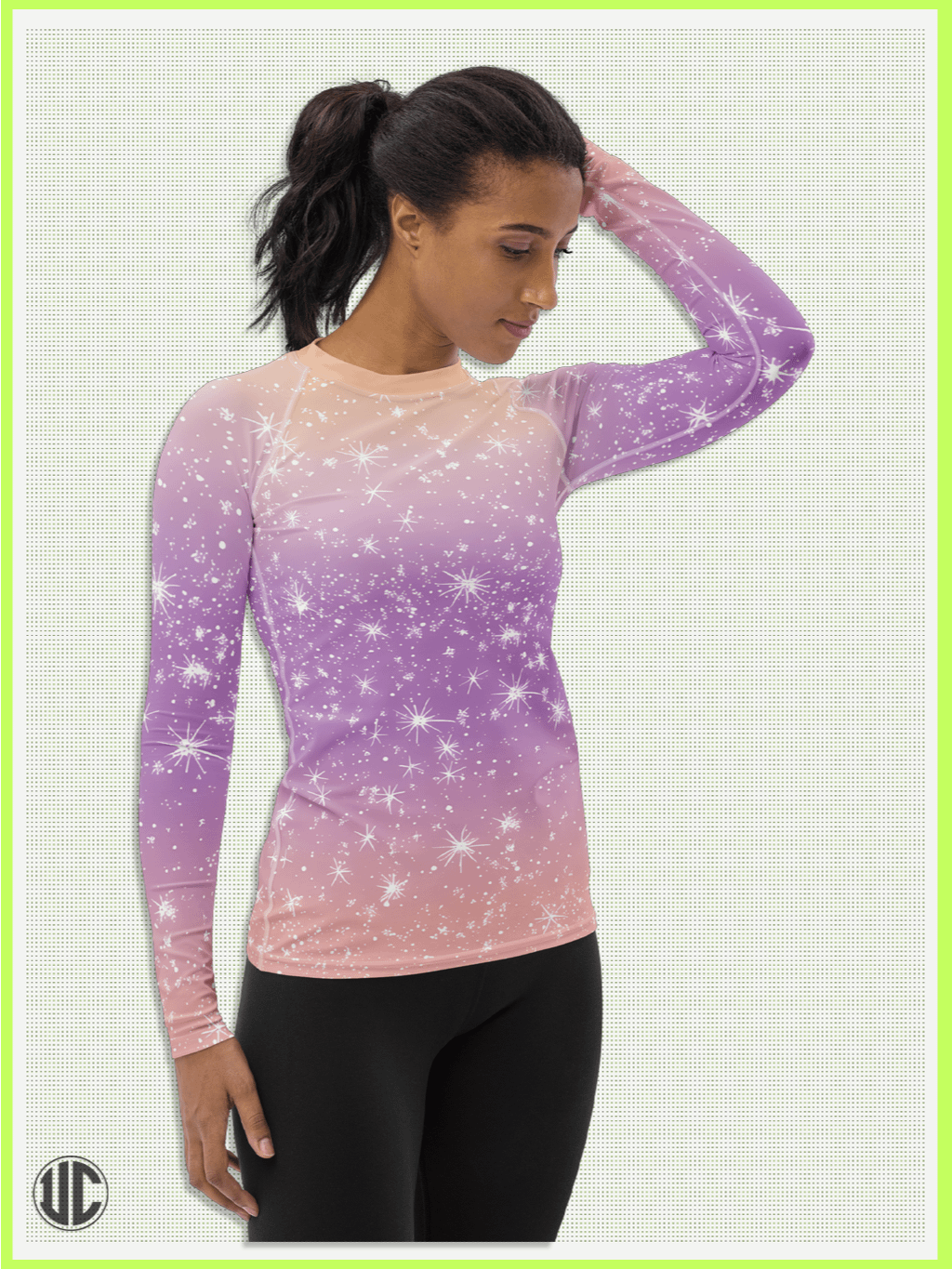 Cosmic Dusk - Women's Rash Guard product image (1)