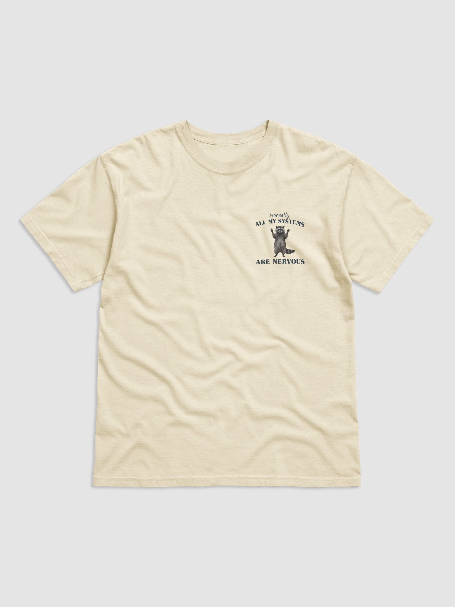 Nervous Systems Raccoons Graphic Tee product image (1)
