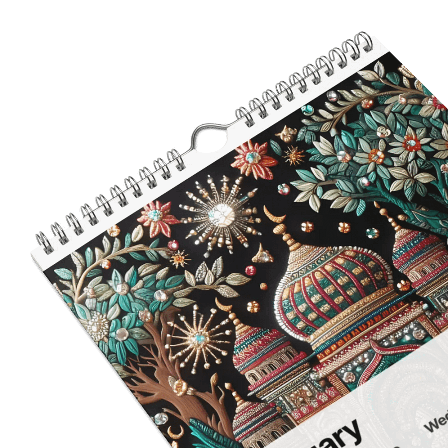 Indian themed calendar product image (9)