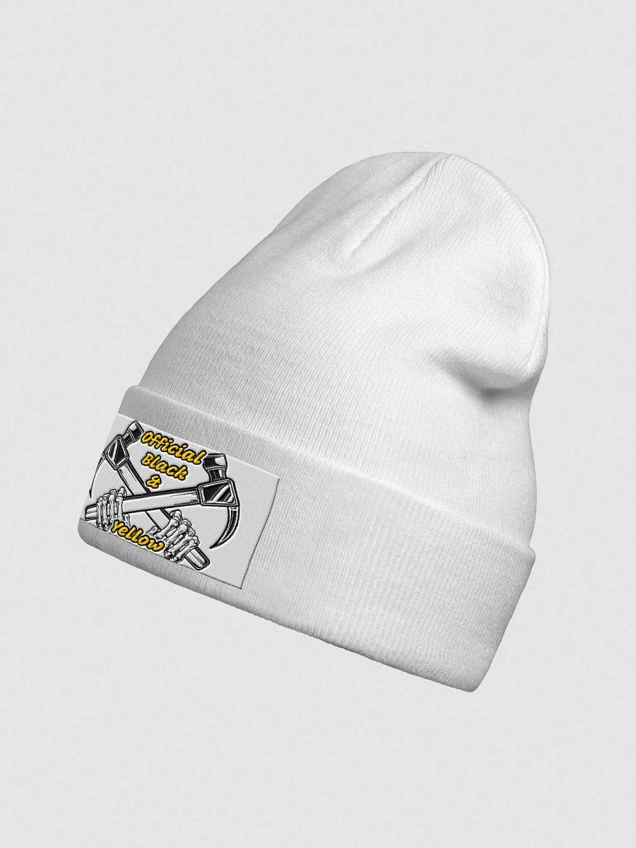 Official Black & Yellow Double Steel Knit Beanie product image (2)