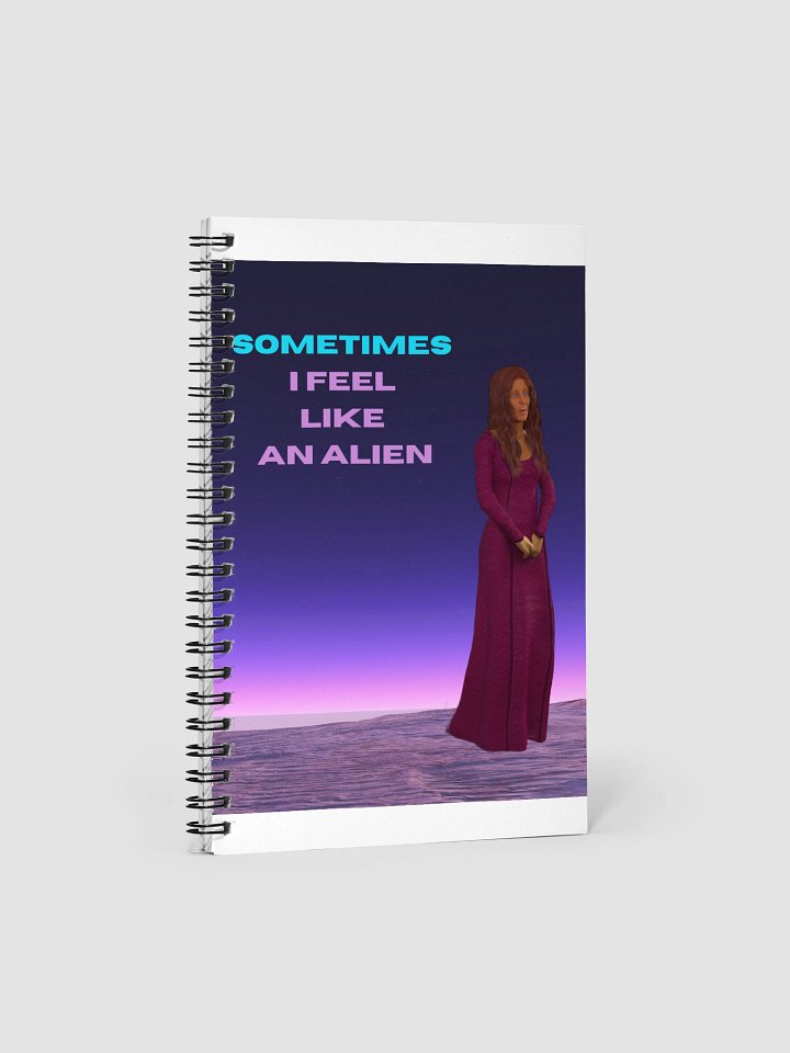 Feel Like An Alien Spiral Notebook product image (1)