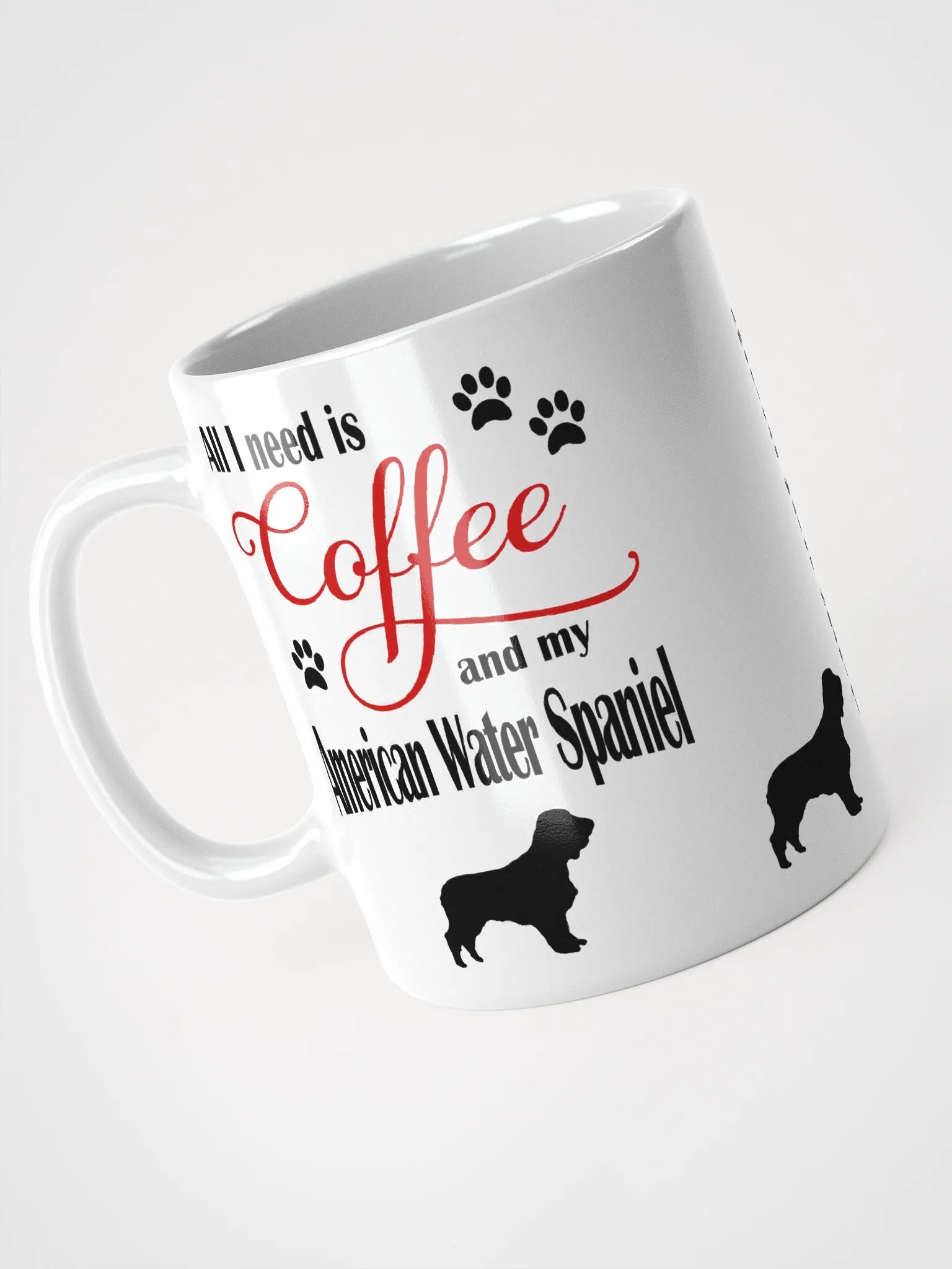 Coffee and my American Water Spaniel Mug product image (3)
