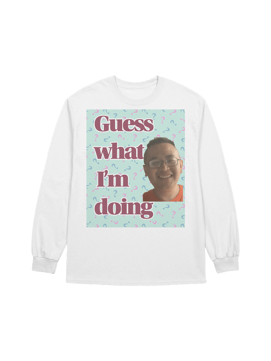 Gildan Ultra Cotton Long Sleeve T-Shirt: guess what i'm doing product image (10)