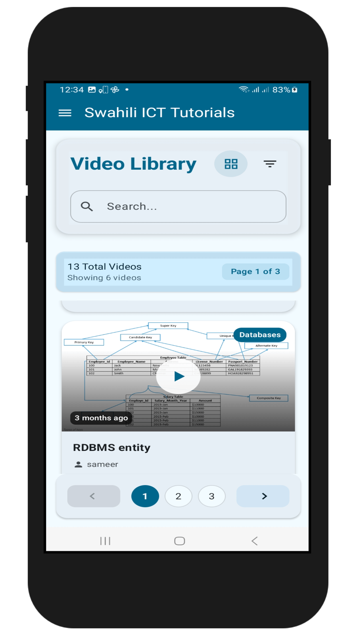 Educational Content Management System (Web + Android) product image (8)