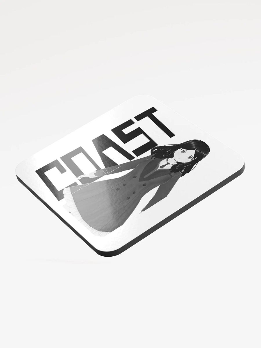 Coast F Vtuber Black and White Drinking COASTER product image (3)