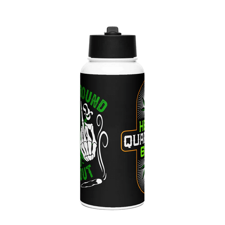 HempQuarters FAFO Stainless Steel Water Bottle 32oz product image (1)