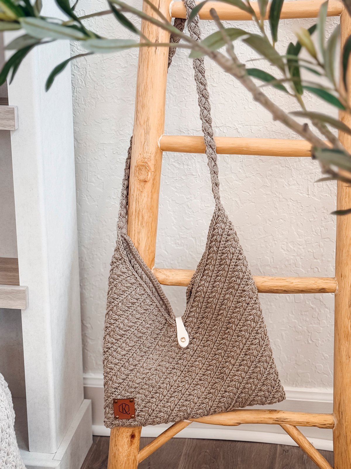 Wheat Stitch Crochet Bag Pattern (2 Sizes) product image (4)