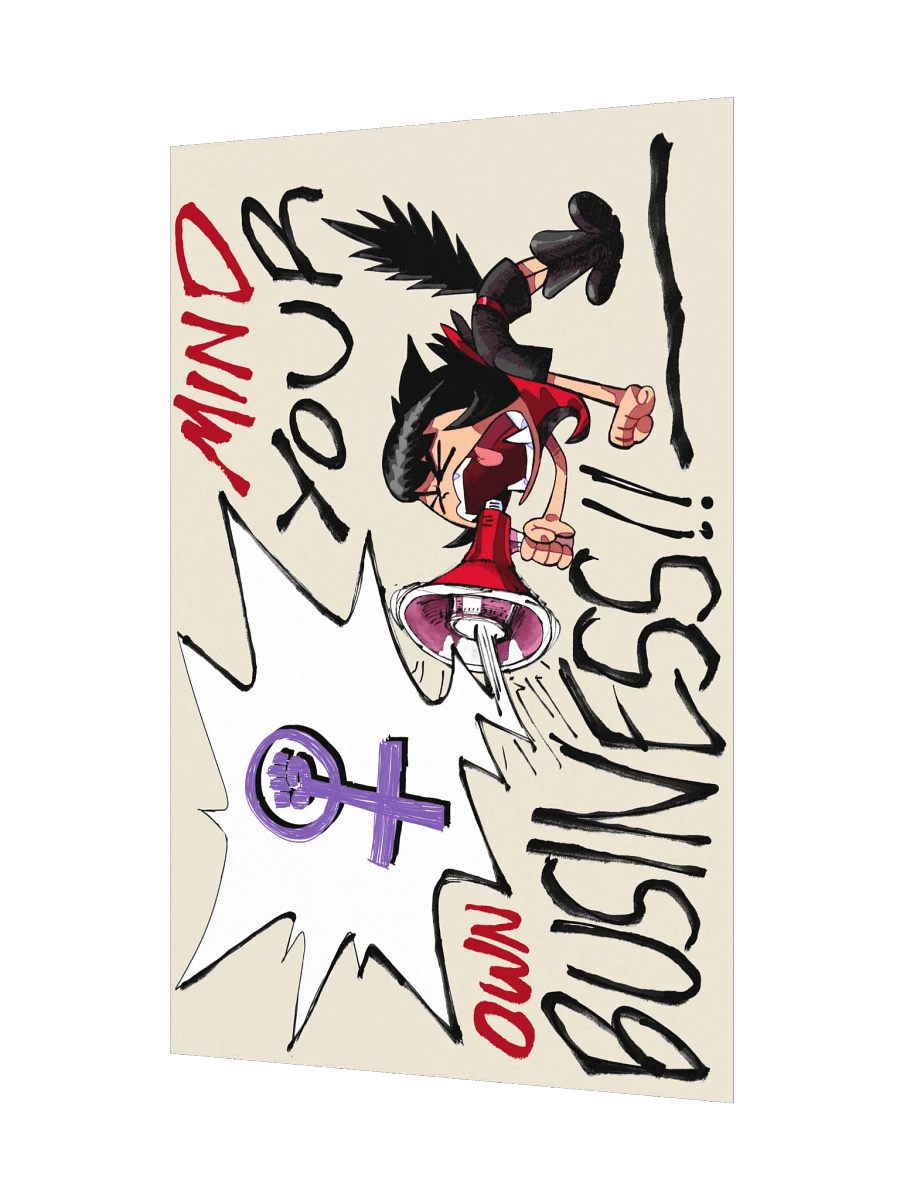 Alunya - “Mind Your Own Business!!” Poster product image (3)