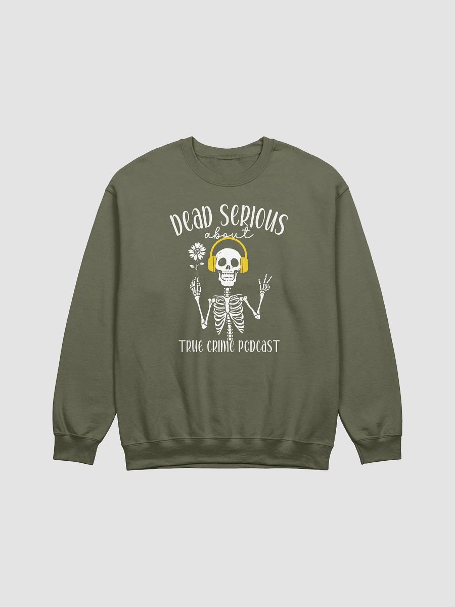 Skeleton True Crime Podcast Sweatshirt product image (11)
