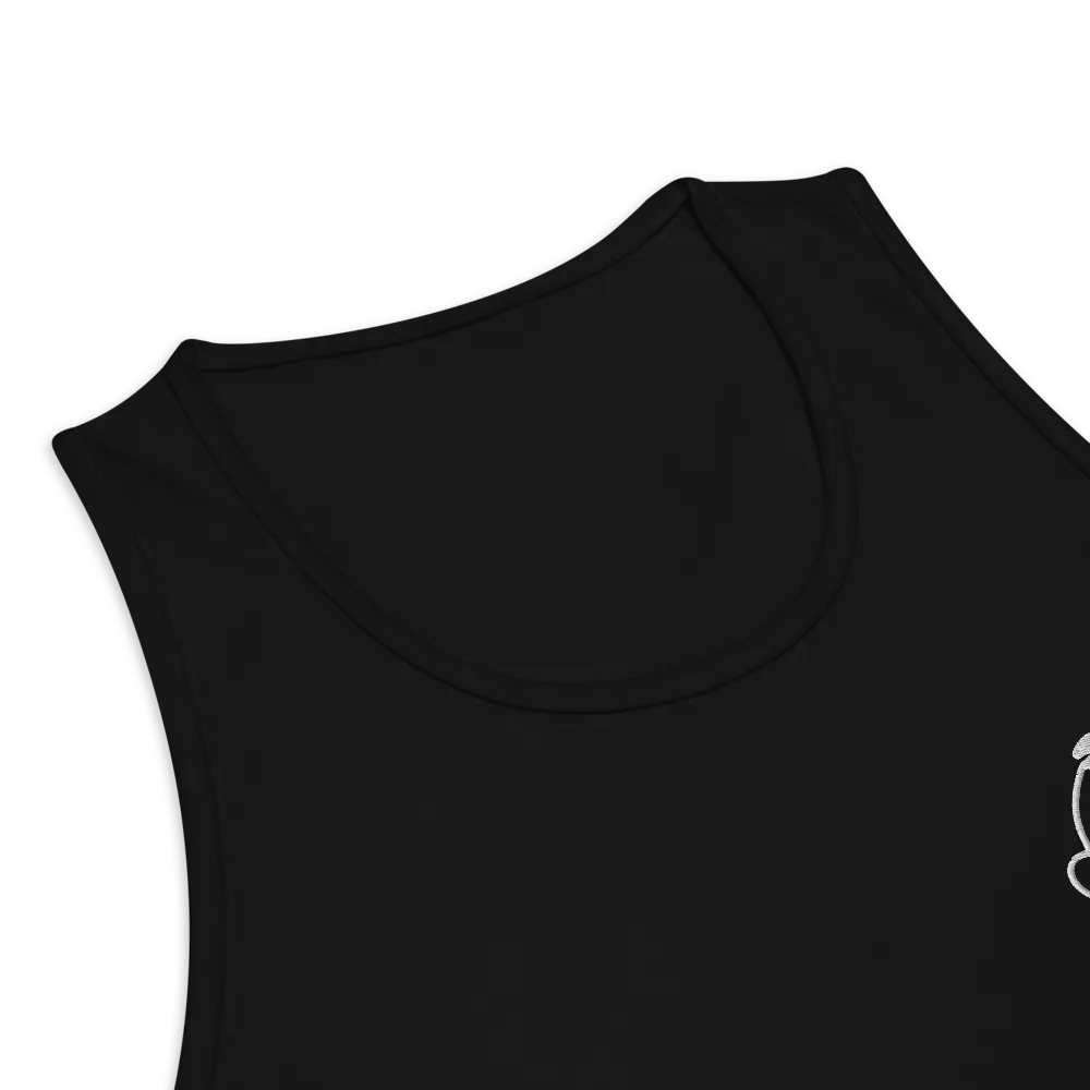 Cdog Spins Cherries Tank Black/White Embroided product image (11)