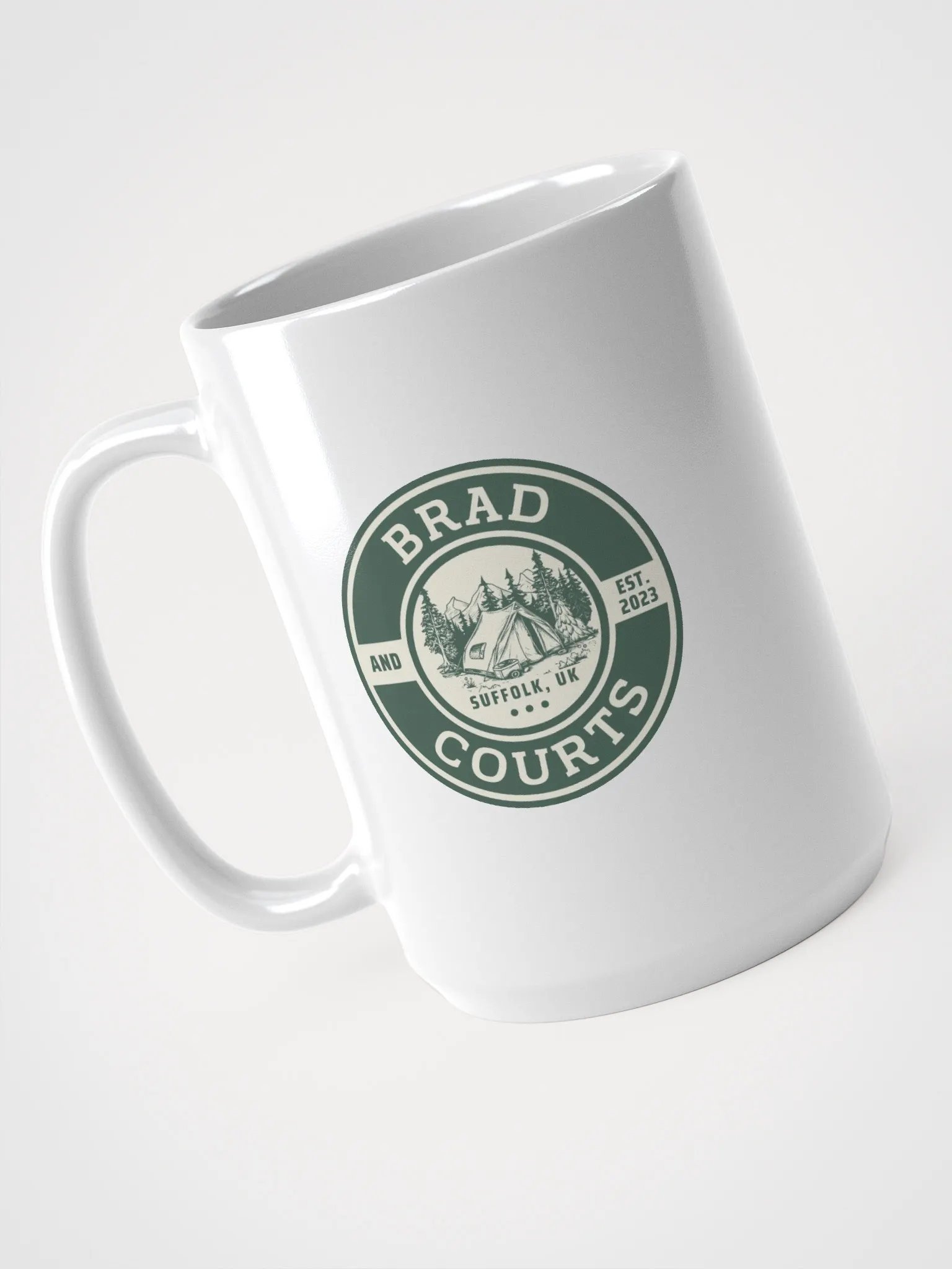 Brad & Courts - Ceramic Emblem Mug product image (1)