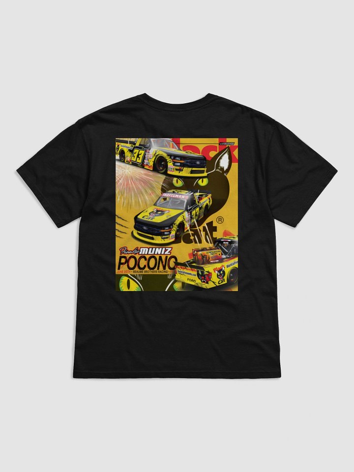 Black Cat Racing Truck Poster Tee product image (1)