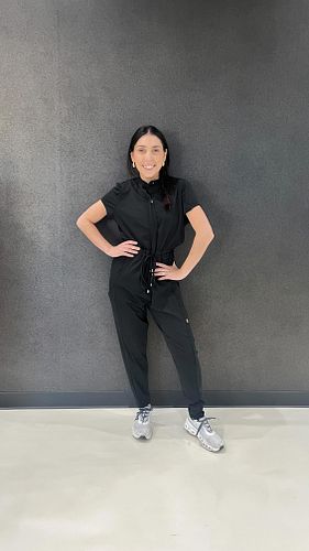 The scrub jumpsuit you’ve all been waiting for is HERE! ✨ Designed for comfort, style, and function—because who says you can’...